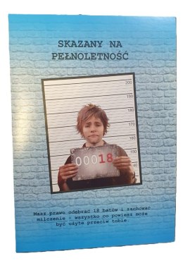 Karnet + koperta duży A4 Skazany na pełnoletność 18-nastka