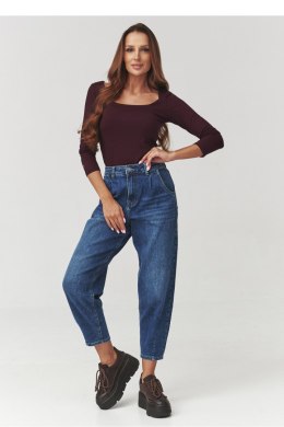 Spodnie Jeansy Damskie Model C12 Denim Jeans - Makadamia