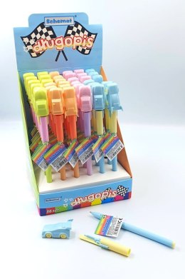 Długopis wystrzeliwany samochodzik