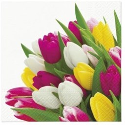Serwetki 33 x 33 cm Bunch of tulips 20szt 75-97