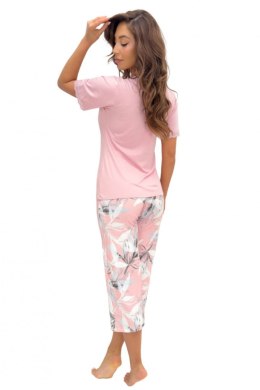 Piżama Damska Model Evita 3/4 Powder Pink - Donna