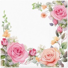 Serwetki 33x33 cm Gentle blooms 70-52